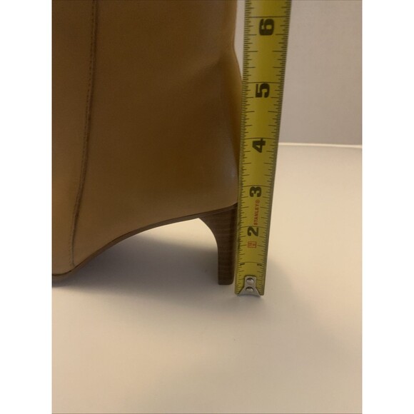 White Mountain Women's Zipper Ankle Booties Size 5 1/2 Tan - Picture 8 of 9